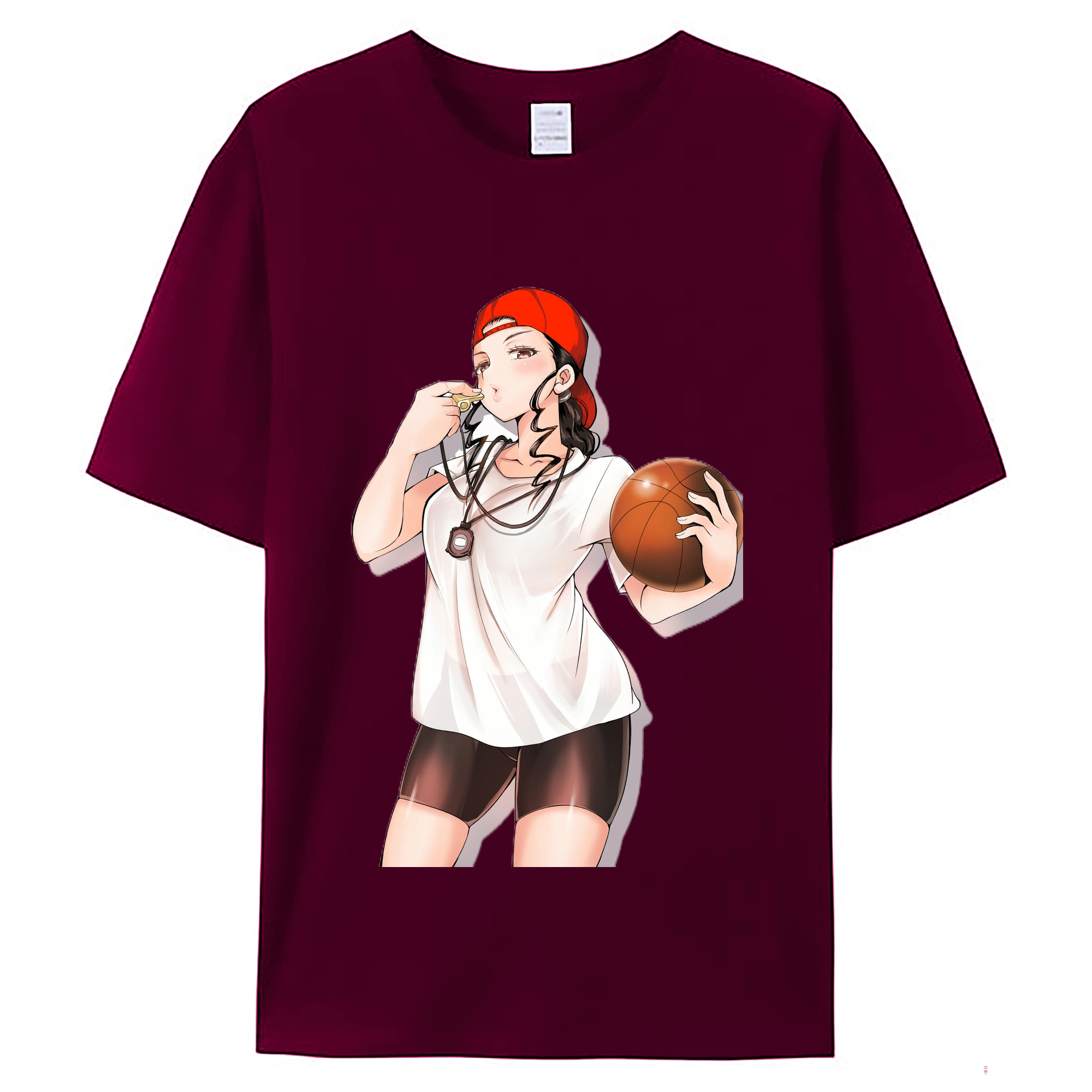 （画像用） SLAM DUNK／スラムダンク レディースカジュアルプリントTシャツ（綿100％）